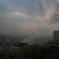 İsrail'in Cenin'e Savaş Uçağıyla Bombardımanı