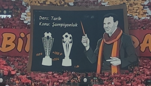 Galatasaray Taraftarından Fenerbahçe Derbisinde Görsel Şölen!